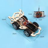 DIY Wooden RC Car Assembly Kit for Kids – Educational 4WD Vehicle Building Toy