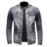 Men’s Slim Fit Casual Denim Jacket – Stylish Outerwear for Autumn & Winter