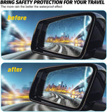 Rainproof Film for Car Rearview Mirror – Anti-Fog, Waterproof, and Crystal Clear Vision