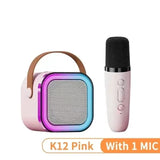 Micrófono inalámbrico profesional con altavoz Bluetooth, micrófono con reducción de ruido para juegos, karaoke, transmisión en vivo y más 