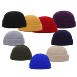 Gorro de punto acanalado unisex: gorro de pescador y esquí cálido para el invierno en climas fríos