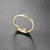 Elegant Hexagon Cubic Zirconia Wedding Band – Trendy & Timeless Ring for Women