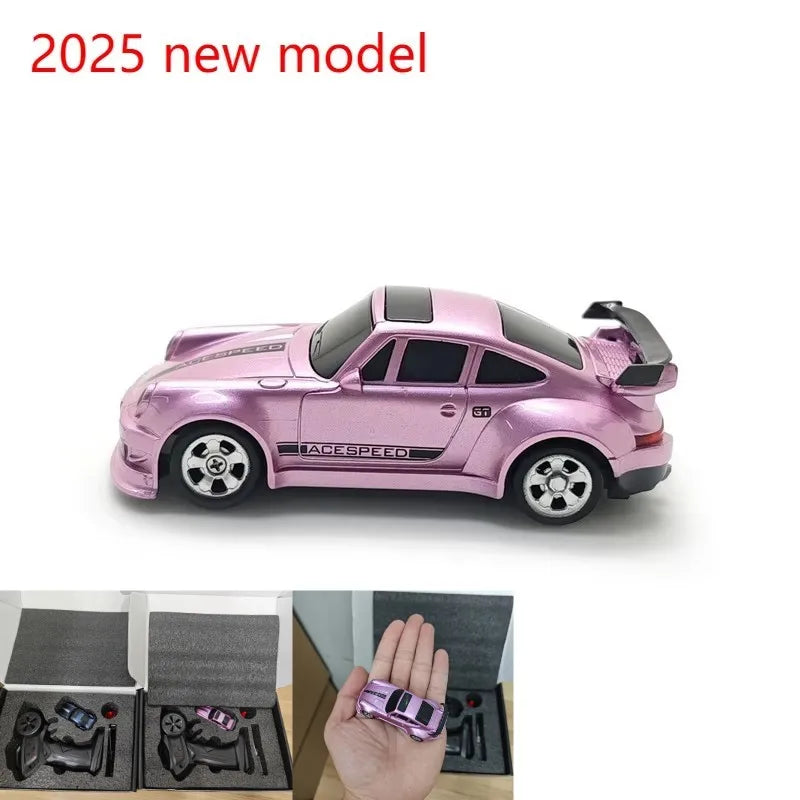 Mini RC Stunt Drift Car – Juguete de carreras con control remoto de 2,4 GHz para niños