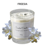 Vela perfumada de lujo hecha a mano: elegante frasco de vidrio con caja de regalo