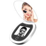 UV Camera Makeup Mirror with 2X Magnification & LED Lights
