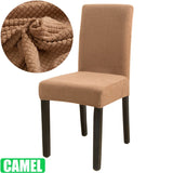 Elastic Jacquard Dining Chair Cover – Soft, Stretchable, and Wrinkle-Resistant Protector