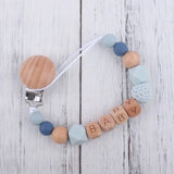 Nuevos clips para chupetes de bebé, mordedores con nombre personalizados, juguetes para chupete, soporte para chupetes, cadena con clip, accesorios para bebés, regalos para recién nacidos personalizados