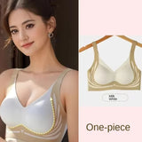 Wireless Push-Up Bra with Seamless Lift and Anti-Sagging Support