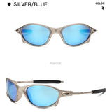 Gafas de sol polarizadas para hombre MTB, gafas de ciclismo UV400, gafas de pesca, gafas de metal para bicicleta, gafas de ciclismo, gafas de montar D4-3