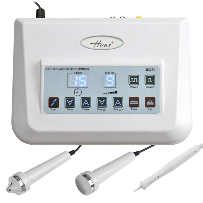 Ultrasonic Facial Massager for Wrinkle Removal, Skin Tightening & Spot Treatment