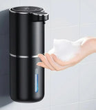 Nuevo dispensador automático de jabón sin contacto, dispensador de jabón espumoso de 380 ml, recargable por USB, eléctrico, de 4 niveles, ajustable para el hogar