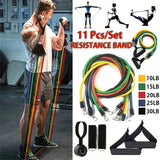 Portable Resistance Band Set for Strength Training