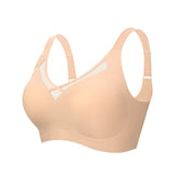 Wireless Seamless Bra for Women – Comfortable Lightly Lined Bralette with Removable Pads (Sizes L-3XL)