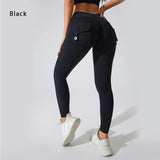 High-Waist Women's Yoga Leggings – Stretchy Pocket Workout Pants for Fitness & Sports