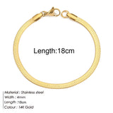 Custom Gold Initial Letter Bracelet for Women - Personalized Name Cuban Chain