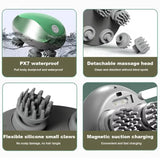Waterproof Electric Scalp Massager for Hair Growth & Full Body Relaxation