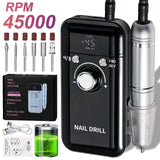 Rechargeable Electric Nail Drill Machine – 45000 RPM for Professional Manicure & Pedicure