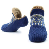 Cozy Non-Slip Winter Socks for Women & Men – Warm Fleece-Lined Home Slipper Socks