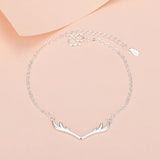 Pulsera de plata de ley 925 con dije de corazón para mujer: joyería fina clásica para fiestas, aniversarios y bodas