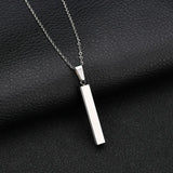 Personalized Engraved Name Necklace – Custom Stainless Steel Pendant for Men & Women