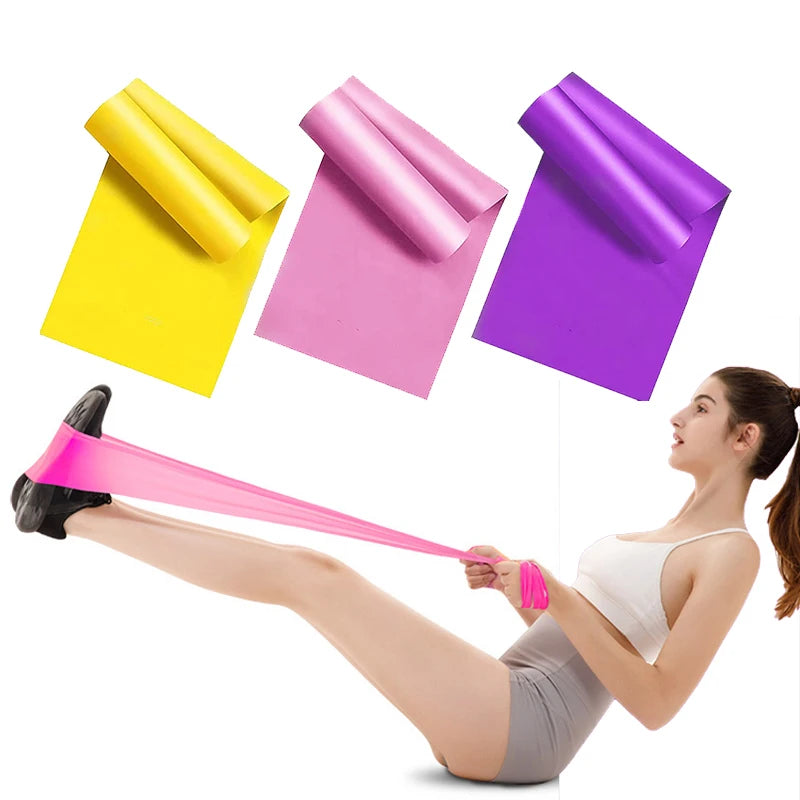 Durable TPE Resistance Bands for Home Workouts – Yoga & Strength Training Elastic Exercise Bands