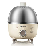 Hervidor de huevos eléctrico de 360 ​​W, máquina de desayuno, multicocina, vaporera, cocina automática para huevos, cocina al vapor para natillas caseras con temporizador
