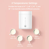 Calentador de biberones portátil: calentador de leche inalámbrico con dos modos y temperatura ajustable **Diseño de producto atractivo y optimizado para SEO