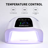 Cordless Rechargeable UV LED Nail Lamp with 48 Beads and Smart Timer