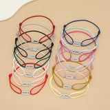 Adjustable Cubic Zirconia Rope Chain Bracelet