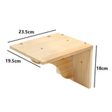 Wall-Mounted Wooden Cat Shelf – Space-Saving Cat Climbing Furniture