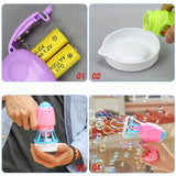 Electric Bubble Gun for Kids - Automatic Bubble Blower Toy with Fan for Outdoor Play