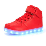 LED Light Up Sneakers – Glow in the Dark Shoes for Kids & Adults (Unisex, Rechargeable)