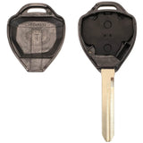 Durable 2/3/4-Button Toyota Key Fob Shell Replacement with Uncut Blade