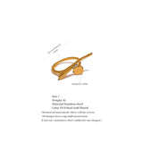 Chic Stainless Steel Minimalist Gold Ring – Stylish and Waterproof Jewelry for Women
