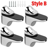 Heavy-Duty Zinc Alloy Glass Clamp – Secure Wall Bracket for Glass Panels