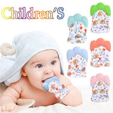Baby Teething Mittens - Food-Grade Silicone Chewing Gloves for Newborns & Infants