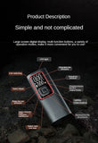 Portable Electric Air Pump with Tire Inflator, Pressure Gauge & Emergency Light