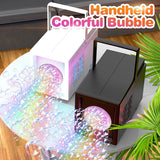 10-Hole Portable Bubble Machine - Kids Bubble Blower for Parties & Playtime