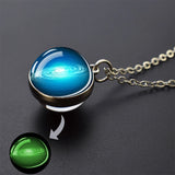 Vintage Round Metal Pendant Necklace – Unisex Fashion Accessory