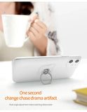Universal Transparent Finger Ring Phone Holder – Magnetic Stand for Smartphones
