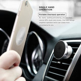 Soporte magnético para teléfono de coche Baseus 360°: soporte para rejilla de ventilación para una conducción segura y con manos libres