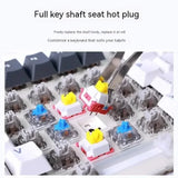 Wireless Mechanical Keyboard – Hot-Swappable, RGB Backlit, Compact 87-Key Bluetooth Keyboard