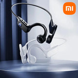 Auriculares inalámbricos de conducción ósea Xiaomi, deportivos, para natación, compatibles con Bluetooth, manos libres con micrófono para correr, auriculares X7