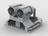 Futuristic Spaceship Building Blocks – Sci-Fi Weapon Module DIY Kit