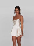 Summer Slim Fit Dress - European Style Knee-Length Casual Dress for Women