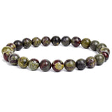 Natural Stone Beaded Bracelet with Elastic Rope for Men & Women