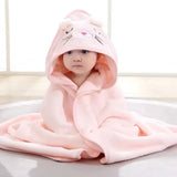 Toalla de baño con capucha para bebé suave y acogedora: manta cálida para recién nacidos y niños pequeños