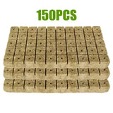 Rockwool Hydroponic Grow Cubes - Seed Starter Plugs for Soilless Gardening