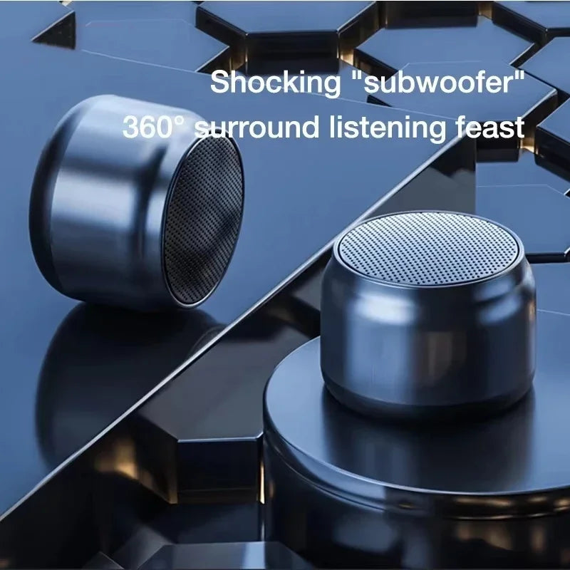 Portable Bluetooth 5.0 Speaker with Waterproof Design and Shocking Bass