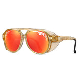 Gafas de sol UV400 para hombres y mujeres: gafas Steampunk de diseño Pit Viper